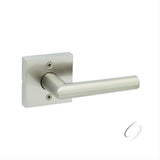 Kwikset 788MILSQT-15 Milan Half Dummy Door Lever with Square Rose Satin Nickel