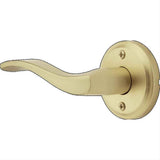 Kwikset 788SELLH-4 Left Hand Sedona Half Dummy Door Lever Satin Brass