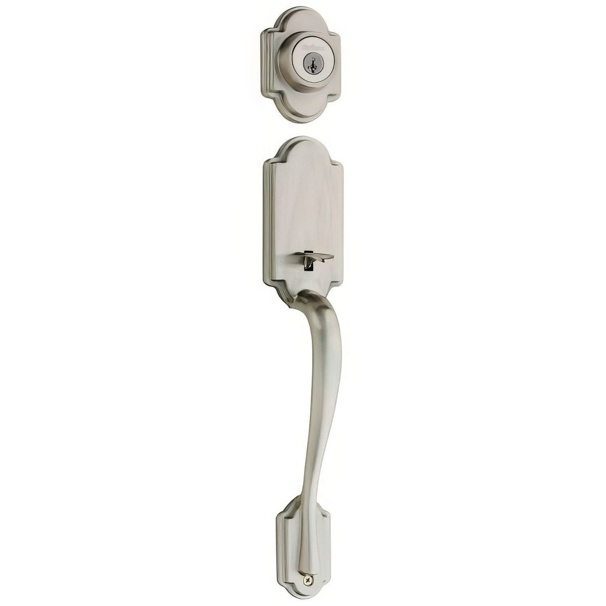 Kwikset 800ANLIP-15S.STRKP Arlington Single Cylinder Handleset Satin Nickel