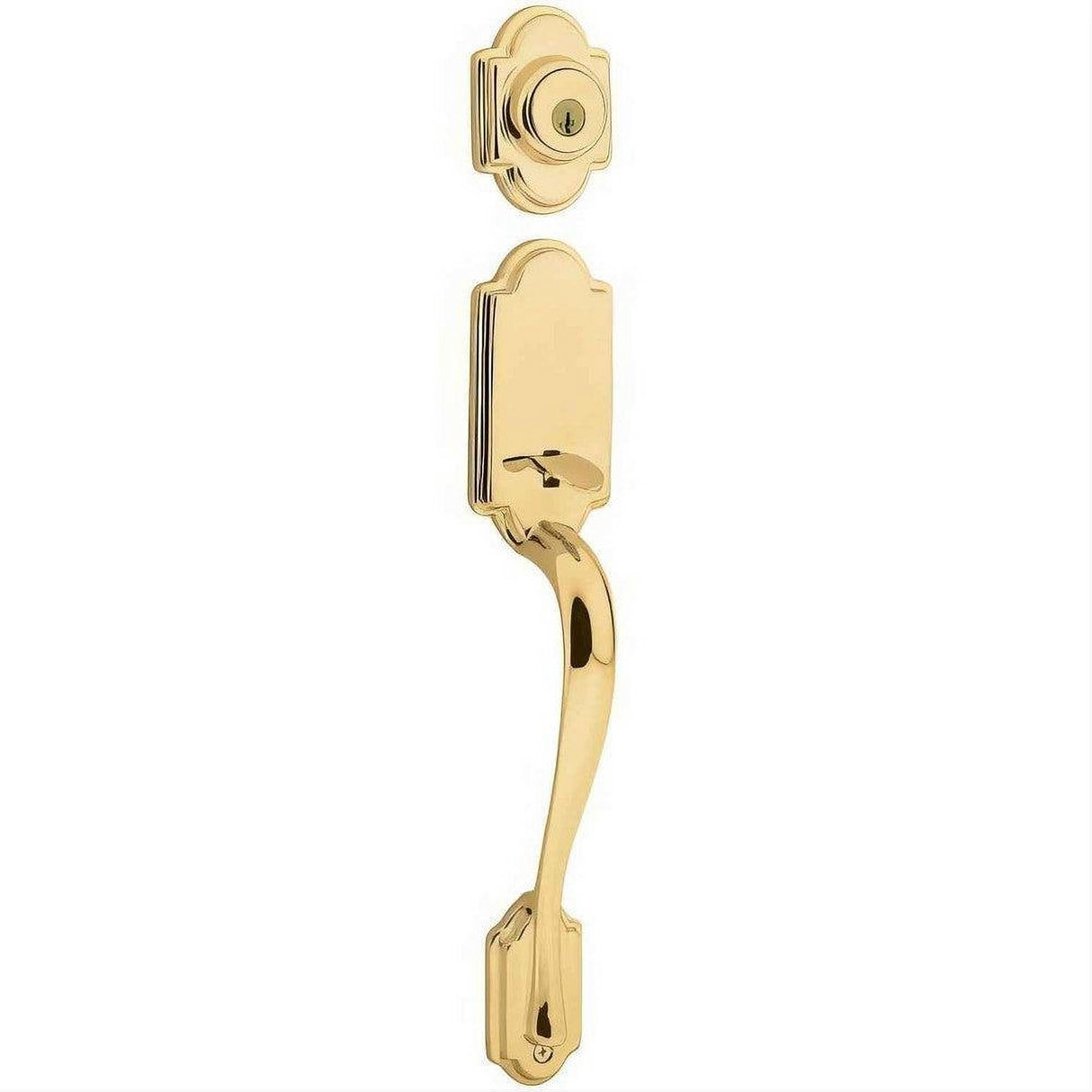 Kwikset 800ANLIP-L03S.STRKP Arlington Single Cylinder Handleset Lifetime Brass