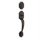 Kwikset 800AUHLIP-11PS.STRKP Austin Single Cylinder Exterior Handleset SmartKey Venetian Bronze