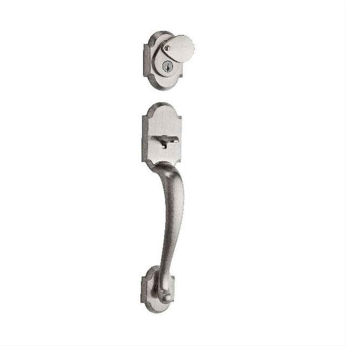 Kwikset 800AUHLIP-15S.STRKP Austin Single Cylinder Exterior Handleset SmartKey Satin Nickel