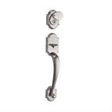 Kwikset 800AUHLIP-15S.STRKP Austin Single Cylinder Exterior Handleset SmartKey Satin Nickel