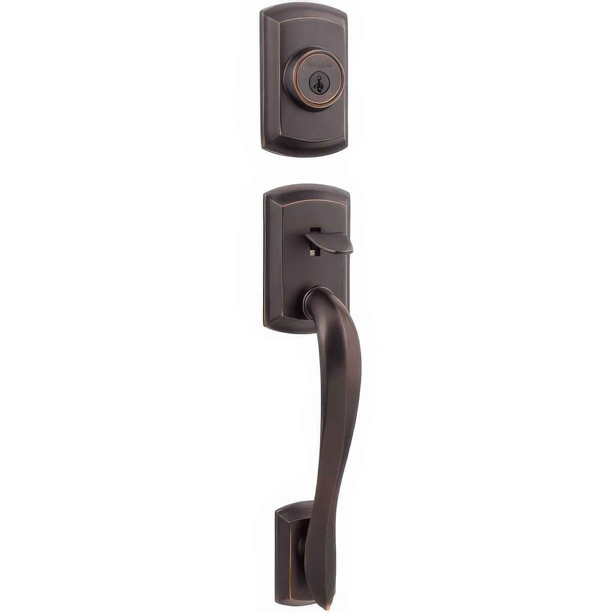 Kwikset 800AVHLIP-15S.STRKP 800AVH-LIPS Avalon Single Cylinder Handleset Satin Nickel