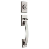 Kwikset 800TVHLIP-11PS.STRKP-514.STRKP Tavaris Single Cylinder Exterior Handleset with 6AL Latch and STRKP Strike Pack which includes Square Corner, Round Corner and 5303 Round Corner Full Lip Strikes Venetian Bronze