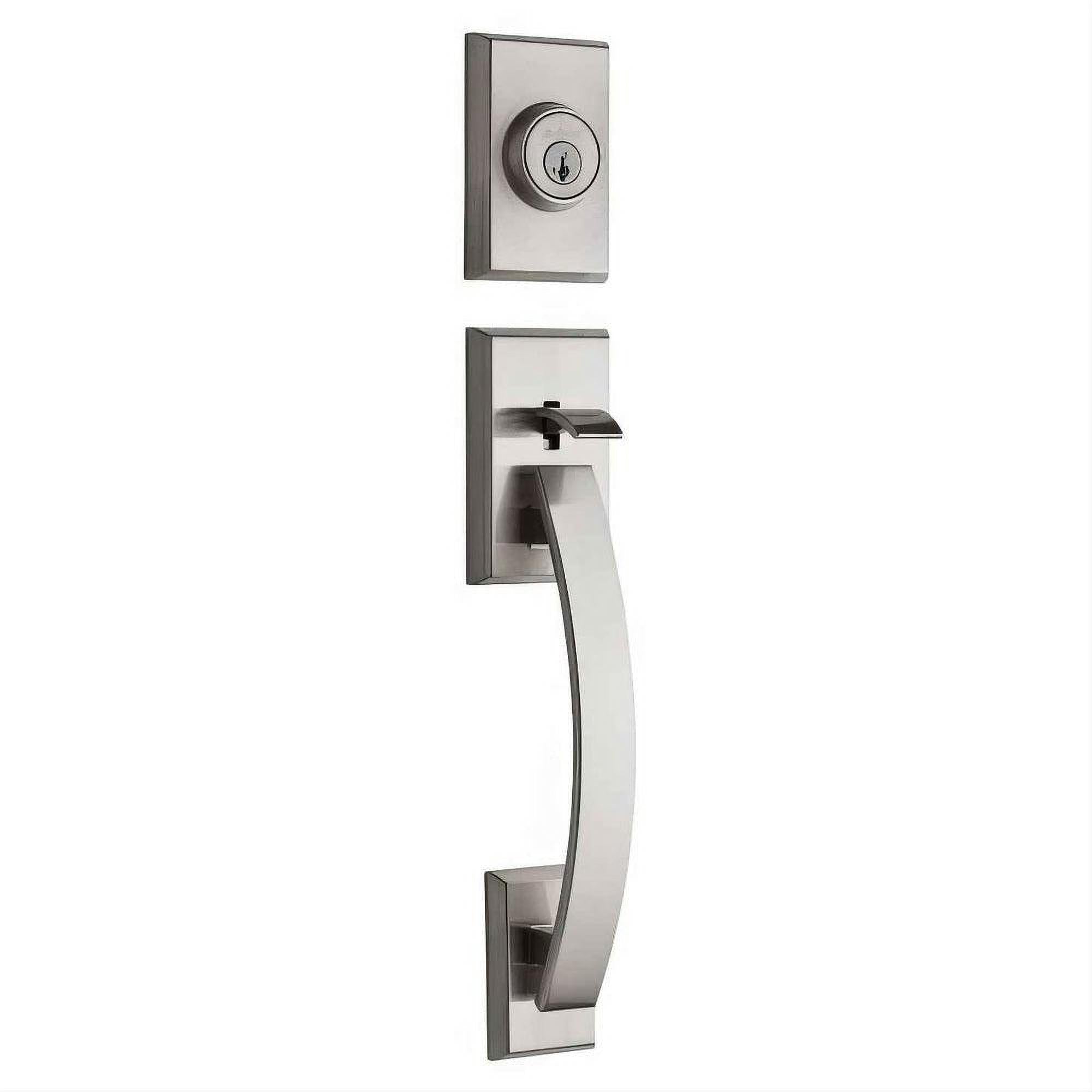 Kwikset 800TVHLIP-11PS.STRKP-514.STRKP Tavaris Single Cylinder Exterior Handleset with 6AL Latch and STRKP Strike Pack which includes Square Corner, Round Corner and 5303 Round Corner Full Lip Strikes Venetian Bronze