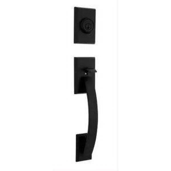 Kwikset 800TVHLIP-26S.STRKP-514.STRKP Tavaris Single Cylinder Exterior Handleset with 6AL Latch and STRKP Strike Pack which includes Square Corner, Round Corner and 5303 Round Corner Full Lip Strikes Bright Chrome