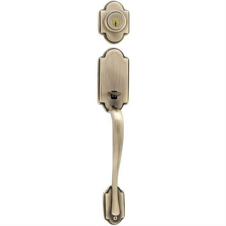Kwikset 802ANLIP-5V1 Arlington Dummy Handleset Antique Brass