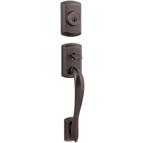 Kwikset 802AVHLIP-26 polished chrome dummy handleset