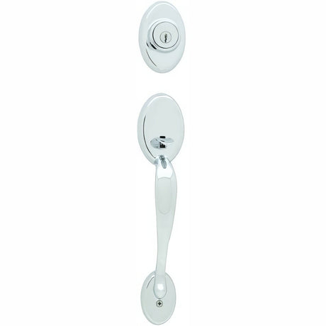 Kwikset 802CELIP-26 polished chrome dummy handleset