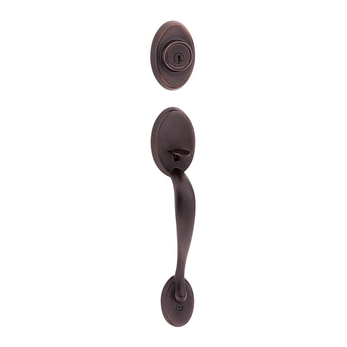 Kwikset 802CELIP-11P 802CE-LIP Chelsea Dummy Handleset Venetian Bronze