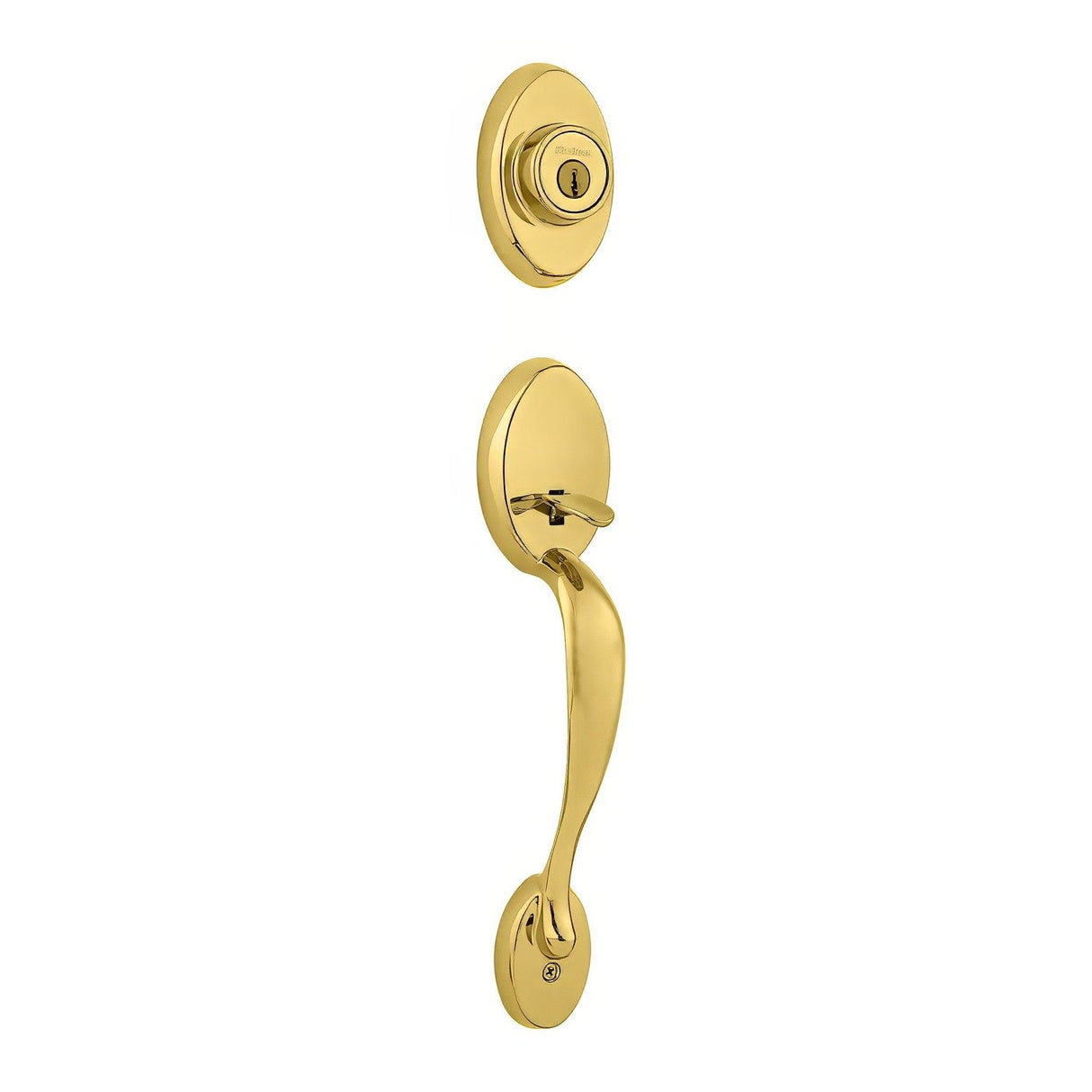 Kwikset 802CELIP-L03 802CE-LIP Chelsea Dummy Handleset Lifetime Brass