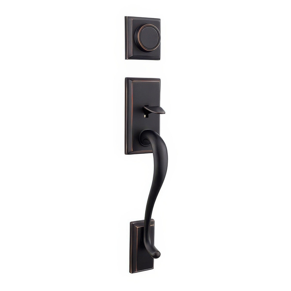 Kwikset 802HELIP-11P Hawthorne Dummy Handleset Venetian Bronze