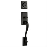 Kwikset 802HELIP-514 Hawthorne Dummy Handleset Matte Black