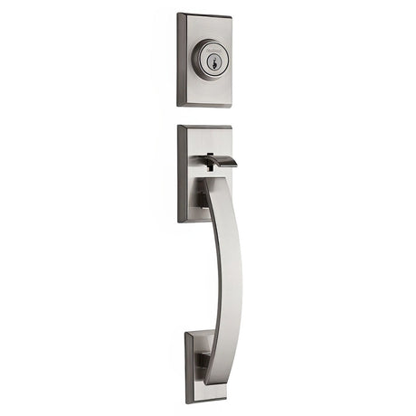 Kwikset 802TVHLIP-15 satin nickel dummy handleset