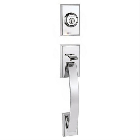 Kwikset 802TVHLIP-26 Tavaris Dummy Handleset Bright Chrome