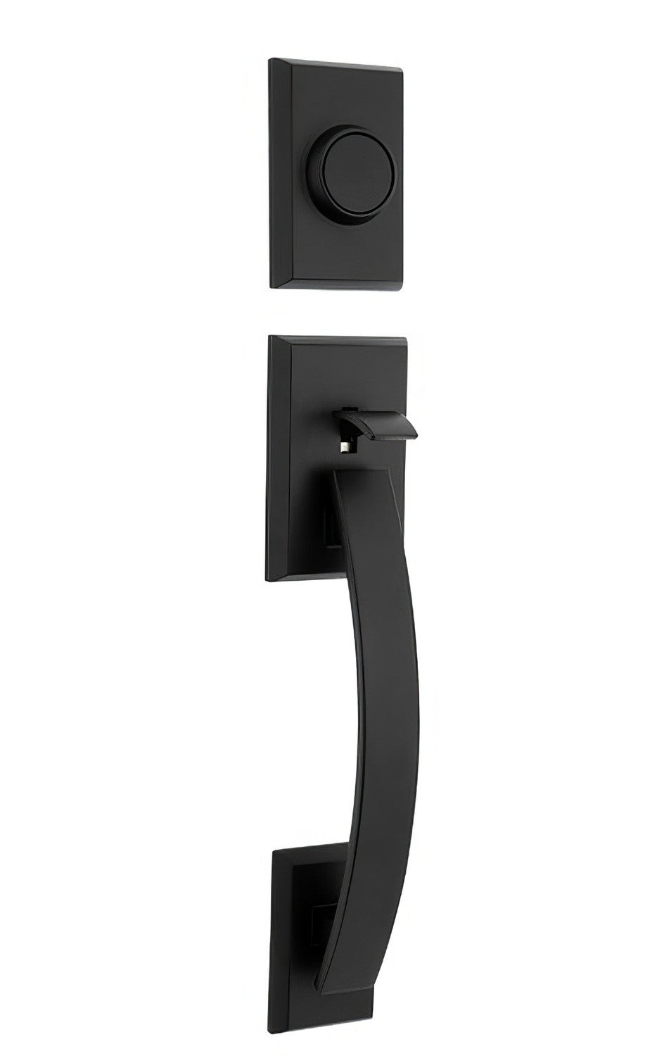 Kwikset 802TVHLIP-514 Tavaris Dummy Handleset Matte Black