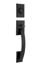 Kwikset 802TVHLIP-514 Tavaris Dummy Handleset Matte Black