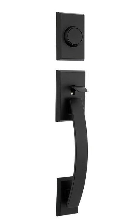 Kwikset 802TVHLIP-514 Tavaris Dummy Handleset Matte Black