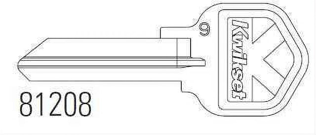 Kwikset 81208-001 Kwikset 6 Pin Key Blank