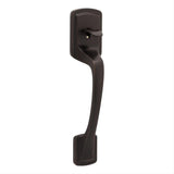 Kwikset 814PGH-11P Prague Handle Only; No Deadbolt with RCAL Latch and RCS Strike Venetian Bronze