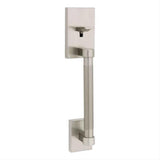 Kwikset 814PVHLIP-15 Prava Handle Only; No Deadbolt with RCAL Latch and RCS Strike Satin Nickel