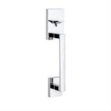 Kwikset 814SCE-26 San Clemente Handle Only; No Deadbolt with RCAL Latch and RCS Strike Bright Chrome