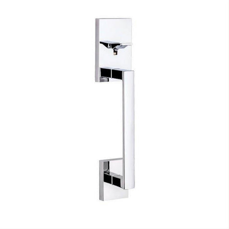 Kwikset 814SCE-26 San Clemente Handle Only; No Deadbolt with RCAL Latch and RCS Strike Bright Chrome