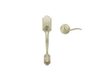 Kwikset 815ANXTNLLH-15 815AN Left Hand Passage Arlington Handleset with Interior Left Hand Tustin Trim Satin Nickel