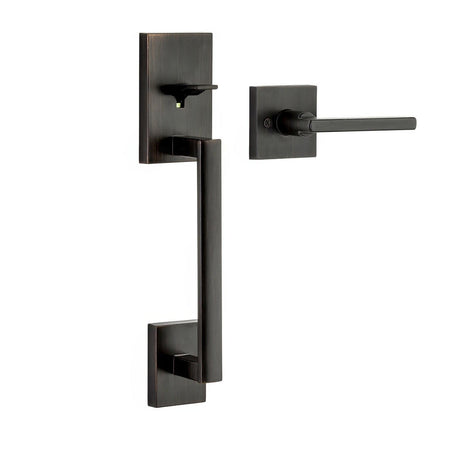 Kwikset 815SCEXHFLSQT-11P San Clemente Lower Handleset with Interior Halifax Lever Venetian Bronze