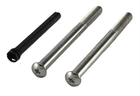 Kwikset 81691-002 Thick Door Screw Pack for Single Deadbolt Bright Chrome / Satin Chrome