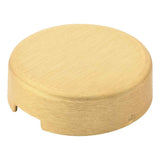 Kwikset 81696-006 Contemporary Screw Cap Cover - Satin Brass
