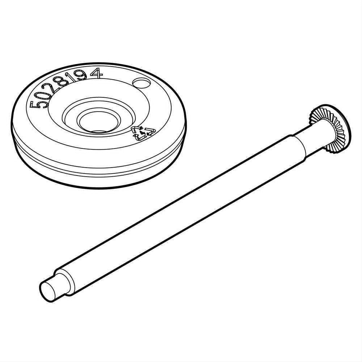 Kwikset 81861-001 Thick Door Screw and Washer