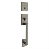 Kwikset 818SCELIP-18GS.STRKP Single Cylinder San Clemente Exterior Handleset with SmartKey Gunmetal