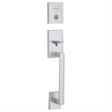 Kwikset 818SCELIP-26DS.STRKP Single Cylinder San Clemente Exterior Handleset with SmartKey Satin Chrome