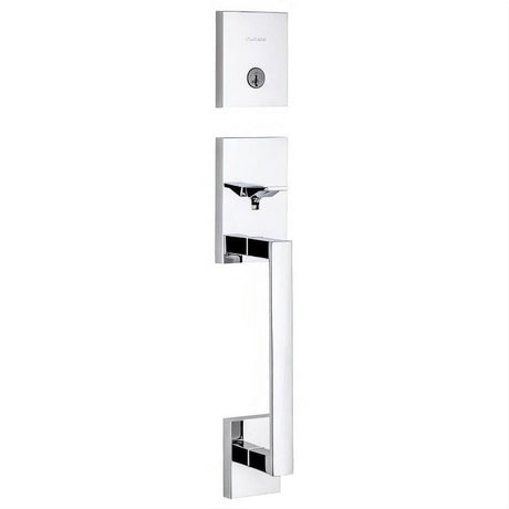 Kwikset 818SCELIP-26S.STRKP Single Cylinder San Clemente Exterior Handleset with SmartKey Bright Chrome
