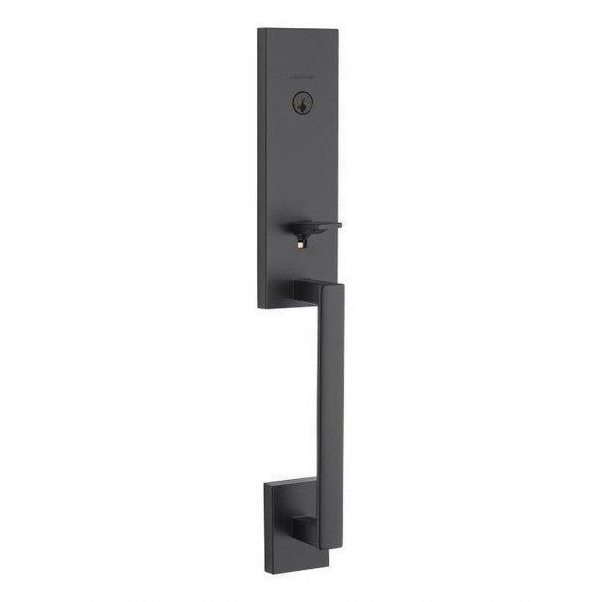 Kwikset 818VNHLIP-514S.STRKP Single Cylinder Vancouver Exterior Handleset with SmartKey Matte Black