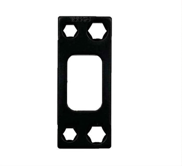 Kwikset 820049-007 Square Corner Deadbolt Strike US11P Venetian Bronze and 514 Matte Black Venetian Bronze / Matte Black