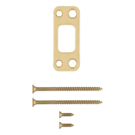 Kwikset 820050-007-00 Round Corner Deadbolt Strike Venetian Bronze