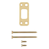 Kwikset 820050-007 Round Corner Deadbolt Strike - Venetian Bronze