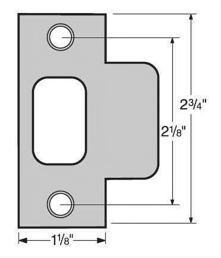 Kwikset 83028-024 T Strike - Bright Brass