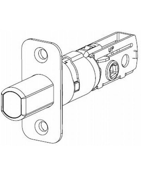 Kwikset 83347-690 Adjustable Radius Deadbolt Latch - Dark Bronze