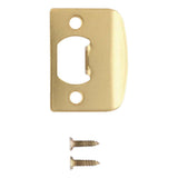 Kwikset 83437-047 Square Corner Full Lip Strike - Bright Brass