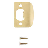 Kwikset 83437-049 Square Corner Full Lip Strike - Satin Brass