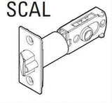 Kwikset 83517-001-00 Adjustable Square Corner Deadlatch Bright Brass