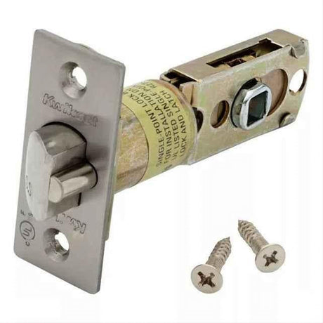 Kwikset 83517-003 Adjustable Square Corner Deadlatch - Satin Nickel