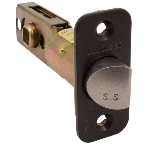 Kwikset 83521-001 Adjustable Radius Corner Spring Latch - Bright Brass
