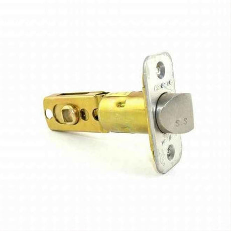 Kwikset 83521-004 Adjustable Radius Corner Spring Latch for US26 Bright Chrome and US26D Satin Chrome Bright Chrome / Satin Chrome
