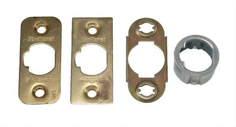 Kwikset 83714-003 Adjustable Plain Latch FD Rated - Satin Nickel