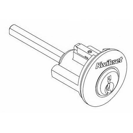 Kwikset 83735-001 Replacement Cylinder for 660 Deadbolt Bright Brass